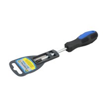 Отвертка крестовая Ph 1* 75 мм. хромованадиевая  сталь, двухкомпонентная ручка, ПРОМИС