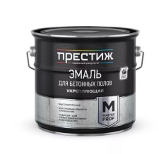 Эмаль акриловая  4 кг. для бетонного пола серая ПРЕСТИЖ