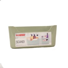 Корзина SCANDI 170х120х75мм 1,2л (зеленый флэк) БЫТПЛАСТ