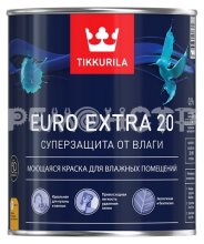 Краска акриловая интерьерная 2,7 л. полуматовый база А Tikkivala EURO EXTRA 20