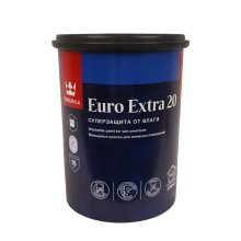 Краска акриловая интерьерная 0,9 л. полуматовый база С Tikkivala EURO EXTRA 20