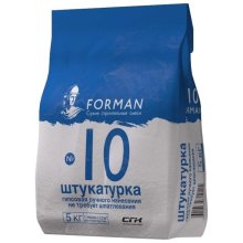 Штукатурка гипс 5 кг. №10 ФОРМАН