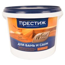 Лак акриловый для бань и саун 2,5 л. ПРЕСТИЖ