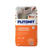 Раствор кладочный термостойкий 20 кг. ПЛИТОНИТ