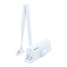 Доводчик дверной БУЛАТ ДД 502/2 A-W белый (25-45 кг.)