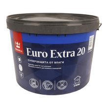 Краска акриловая интерьерная 9 л. полуматовый база А Tikkivala EURO EXTRA 20