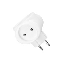 Тройник 220В 6А белый REXANT