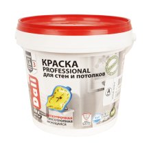 Краска водоэмульсионная для стен и потолков 0,9 л. профессиональная база А DALI Рогнеда