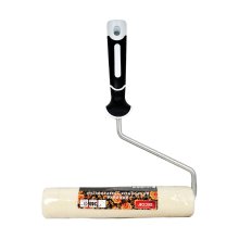 Валик в сборе 42*240 мм. велюровый ворс 5 мм. 2К ручка 8 мм. Black White DECOR