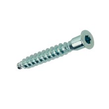 Винт-конфирмат 7*50 цинк шлиц PZ3 (2500 шт)