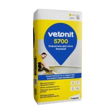 Смесь для пола 25 кг. ровнитель базовый ВЕТОНИТ 5700