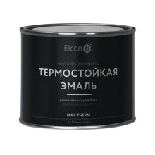 Эмаль термостойкая 1000ºС 0,4 кг. черный кремнеорг Elcon Max Therm