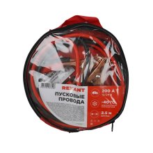 Провода прикуривания 200 А в чехле на молнии REXANT