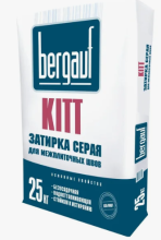 Затирка швов 25 кг. BERGAUF Kitt серая