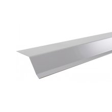 Планка карнизная  Шинглас Polyester серая RAL 7004 (2000x100 мм.)