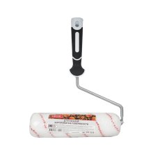 Валик в сборе 42*240 мм. нейлоновый ворс 12 мм. 2К ручка 8 мм. Black White DECOR