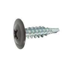 Саморез ШСММ 13/14*4,2 прессшайба острый цинк (7024) Серый графит (200 шт.)