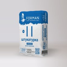 Штукатурка гипс 28 кг. №11 ФОРМАН