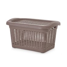 Корзина для белья 20л (коричневый) БЫТПЛАСТ