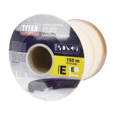 Уплотнитель Е150 TYTAN 150мх9 мм.х4 мм. (белый)