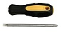 Отвертка универсальная 2 в 1 хромованадиевая сталь, 6,3* Ph 2*100 мм. пластмассовая ручка ПРОМИС