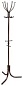 Вешалка напольная Комфорт (1800*700*700 мм.) 5 крючков (черный)