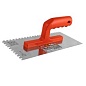 Гладилка нержавеющая сталь 280*130 мм. зуб 6х6 мм. Black Edition 661-006 DECOR