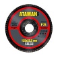 Круг шлифовальный торцевой лепестковый  Р24  125х22 мм. конус (ATAMAN)