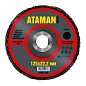 Круг шлифовальный D125 мм. Коралл чёрный (ATAMAN)