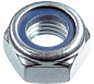 Гайка оцинкованная DIN 985 М6 со стопорным кольцом (5кг~2631шт)