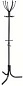 Вешалка напольная Комфорт (1800*700*700 мм.) 6 крючков (черный)