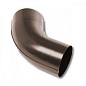 Колено обводное 72 градуса 125/90 мм. (RAL 8017, коричневый шоколад) металл
