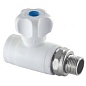 Кран шаровый PPR для радиатора прямой 25х1/2 Aquapipe 03639