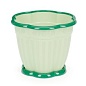 Горшок для цветов  Восторг 3 л. с поддоном (зеленый) (М1219)