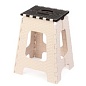 Табурет складной большой Плетёнка (беж-корич) (М7093)