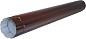 Труба водосточная 125/90 мм. длина 1м (RAL 8017, коричневый шоколад) металл